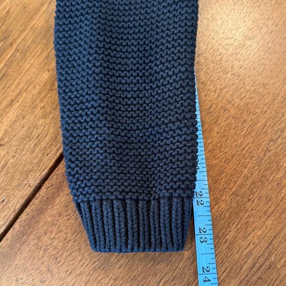 Woolrich Knit Sweater Crewneck Tree Black Sz Med Christmas Cabincore Apres Ski - Picture 13 of 13